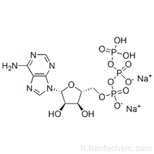 Adénosine 5&#39;-triphosphate sel disodique CAS 987-65-5